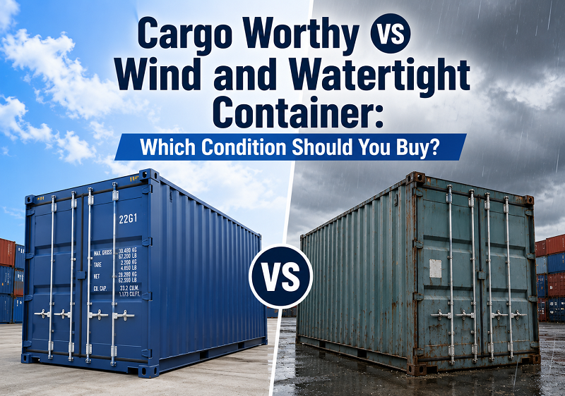 Cargo Worthy vs Wind and Watertight Container: Which Condition Should You Buy?